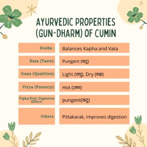 Cumin Ayurvedic Properties | Herbal Arcade