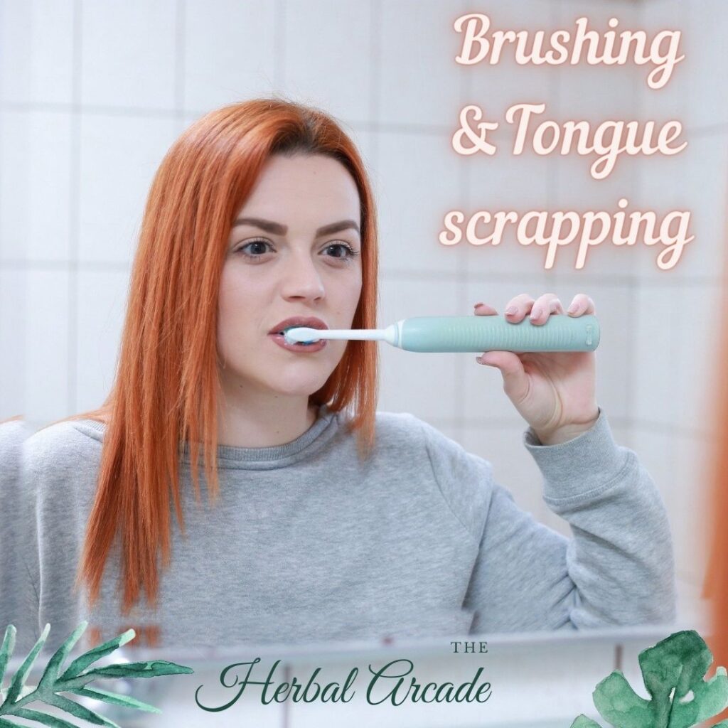 Brushing & tongue scrapping: Dincharya | HerbalArcade