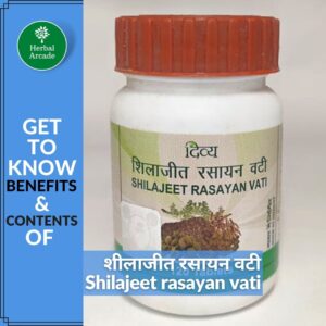 Divya Shilajeet rasayan vati ke fayde Herbal Arcade