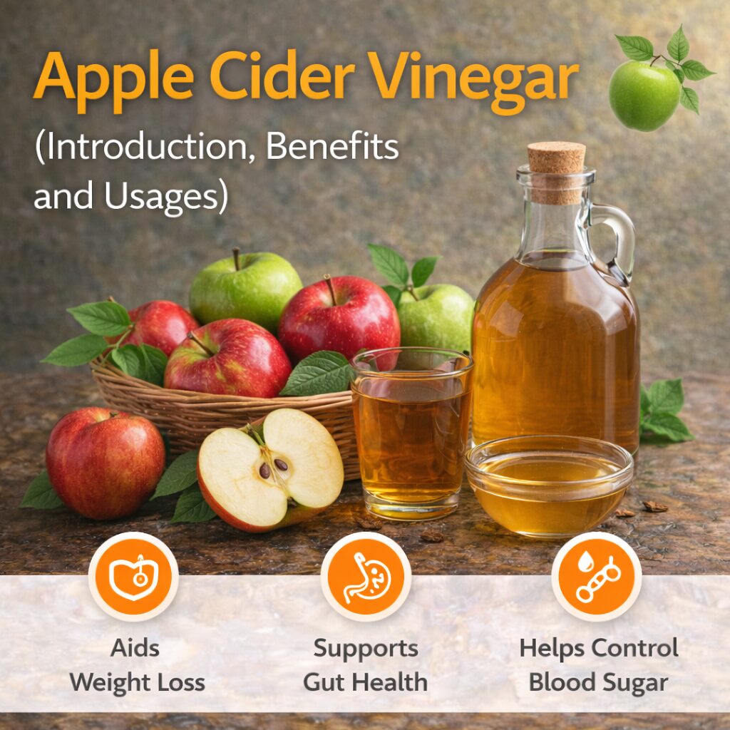 Apple Cider Vinegar (Introduction, Benefits and Usages)