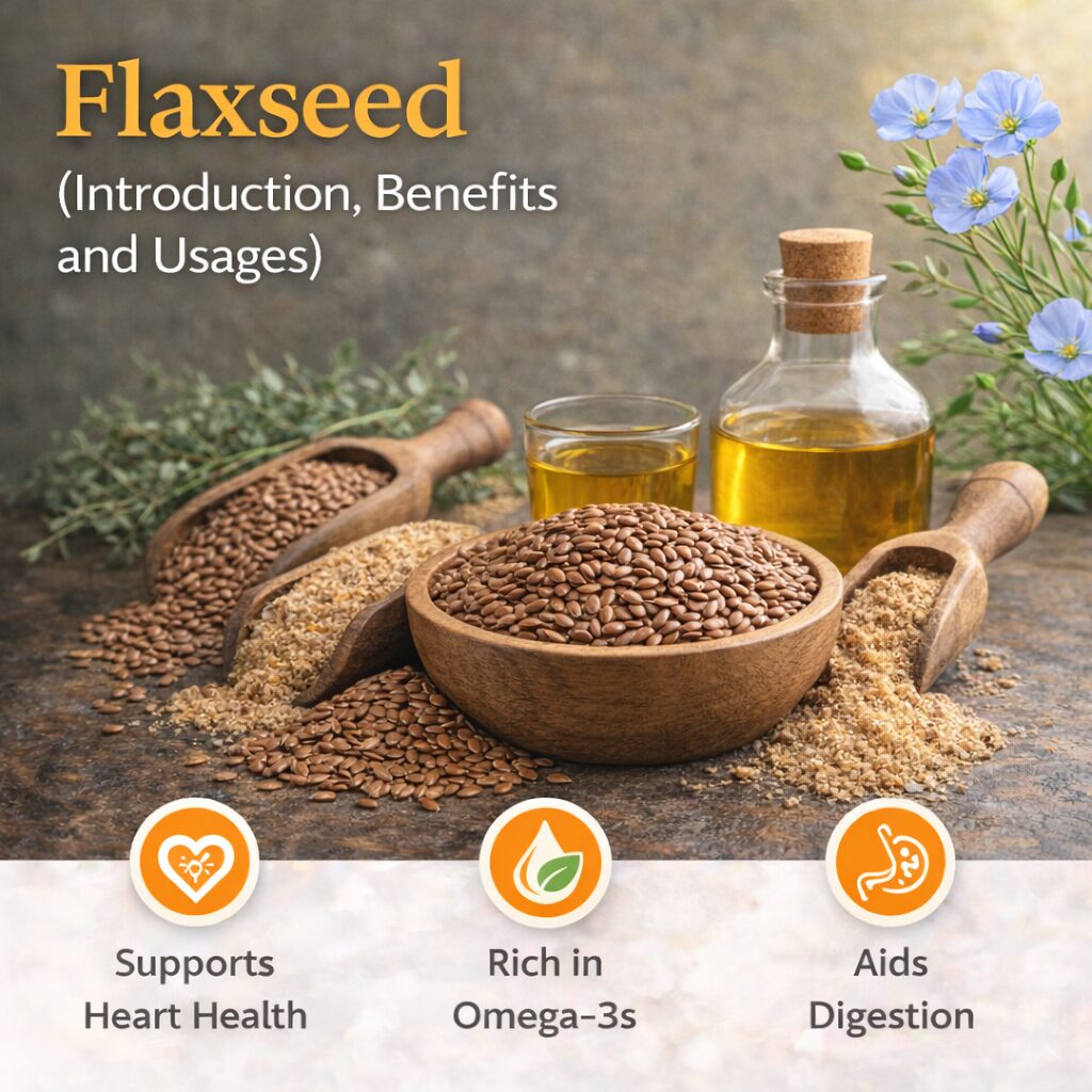 Flaxseed (Introduction, Benefits, and Usages)