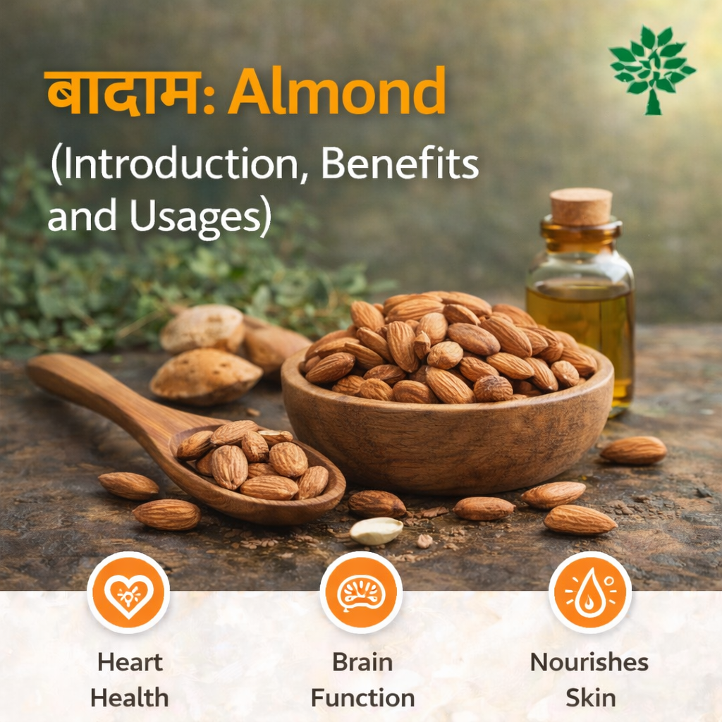 बादाम (Almond: Introduction, Benefits and Usages)
